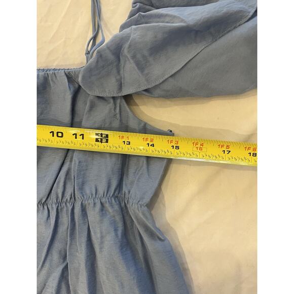 Vince Cold Shoulder Ruffle Sleeve Top Size Small / 4-6 - Picture 5 of 7